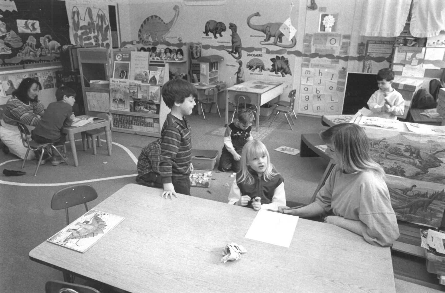 One-room school house in Savoy. Feb. 27, 1995